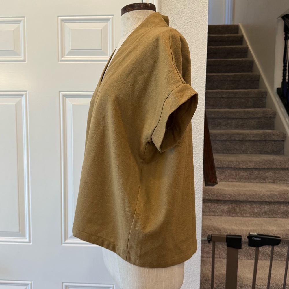 Brooke Wright Wool Popover Blouse - image 2